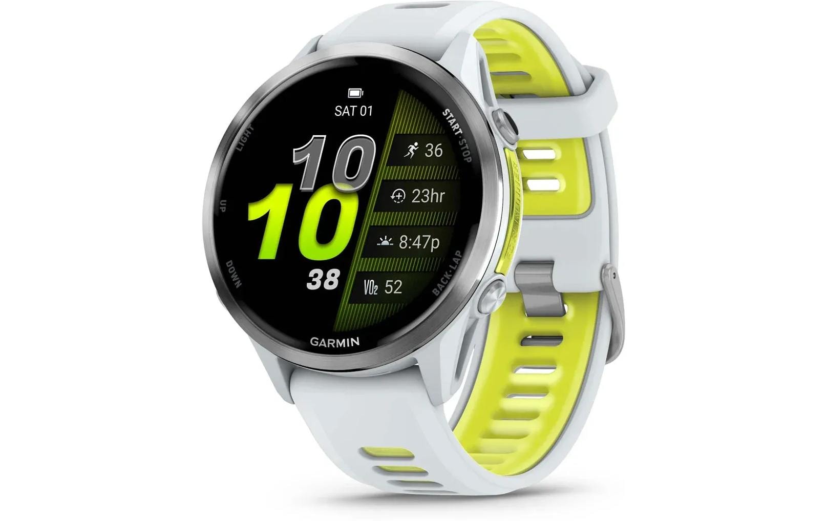 GARMIN Forerunner 970 Whitestone/Amp Yellow GARMIN Forerunner 970 Whitestone/Amp Yellow