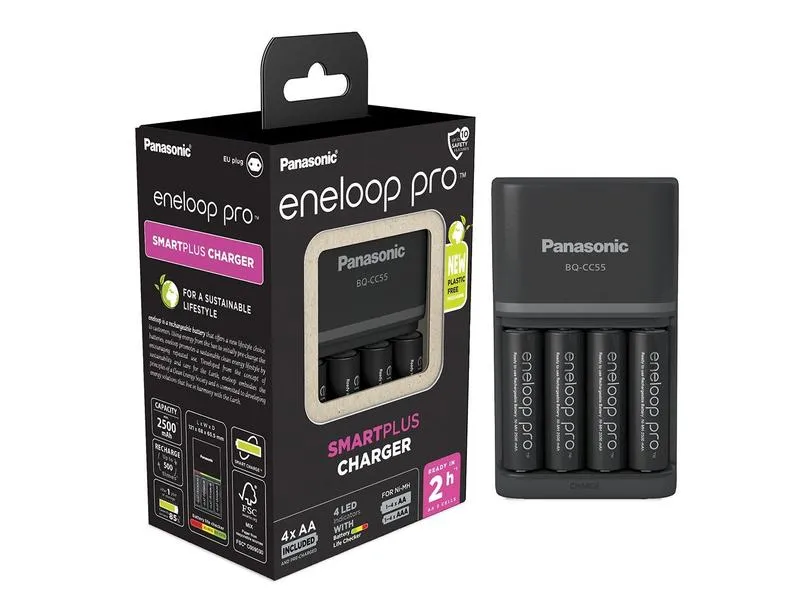 Panasonic Ladegerät Eneloop Smart & Quick Charger