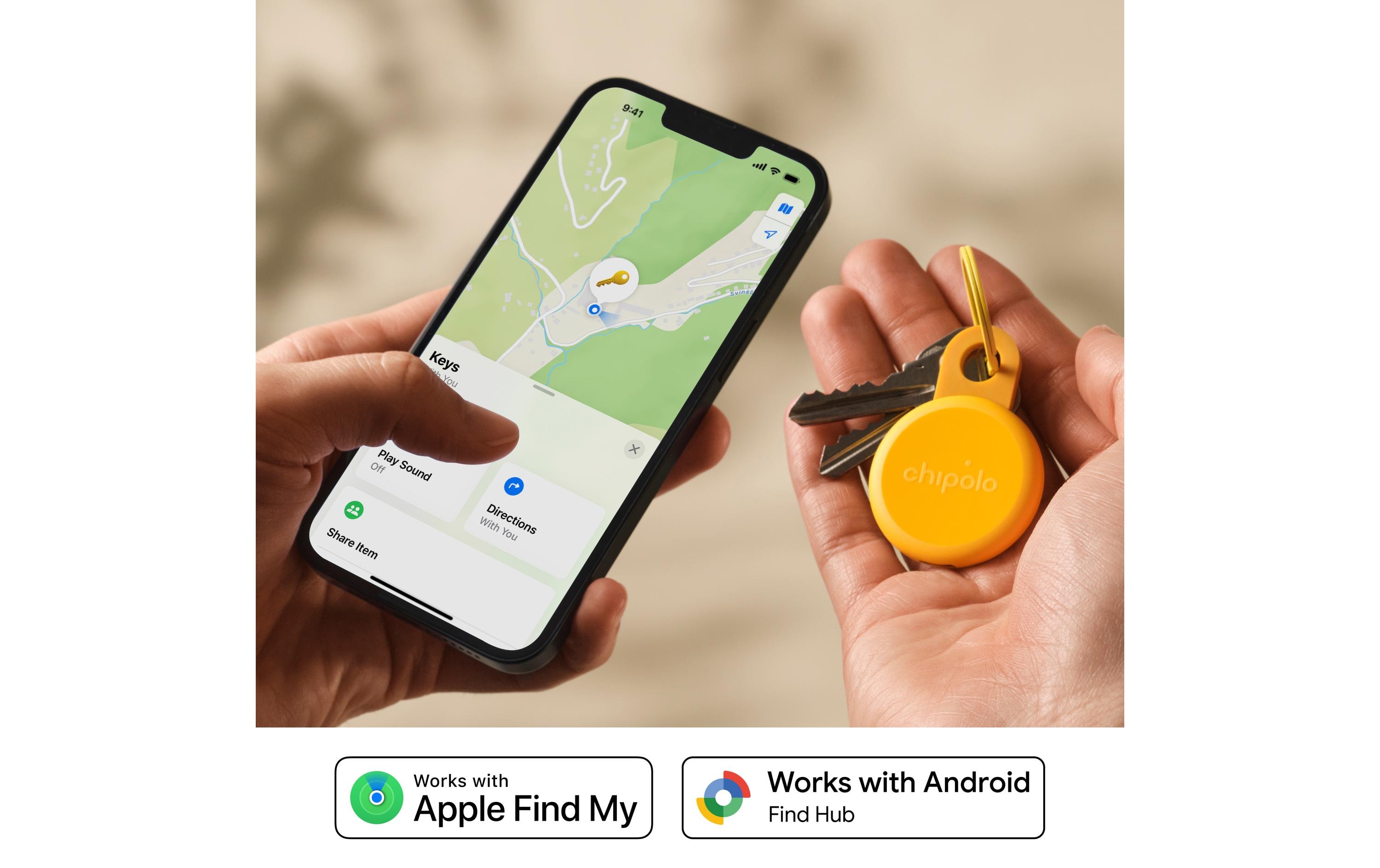 Chipolo LOOP (Apple & Google Find My Netzwerk) Gelb Chipolo LOOP (Apple & Google Find My Netzwerk) Gelb