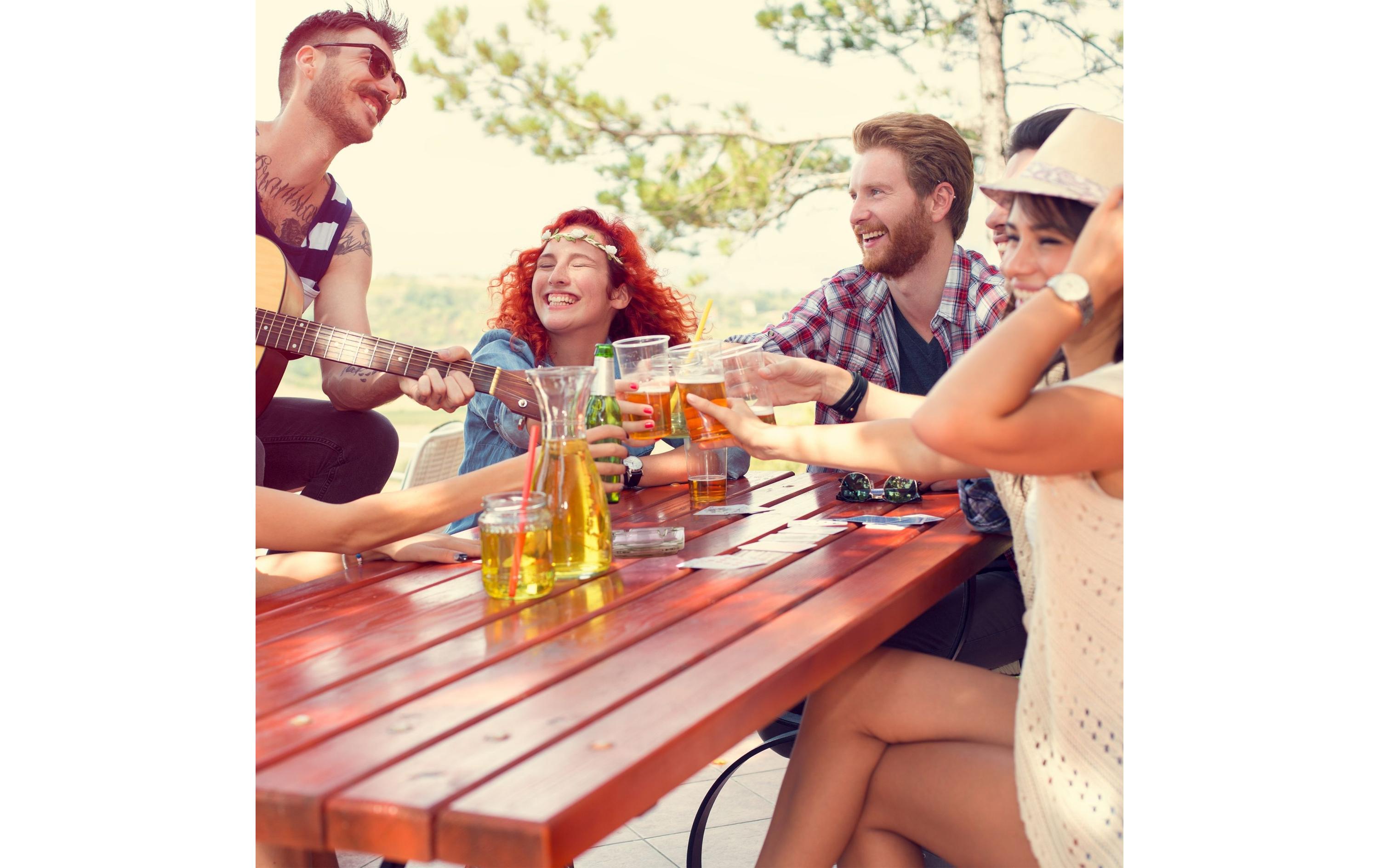 relaxdays Aschenbecher aus Glas 4er Set, Transparent