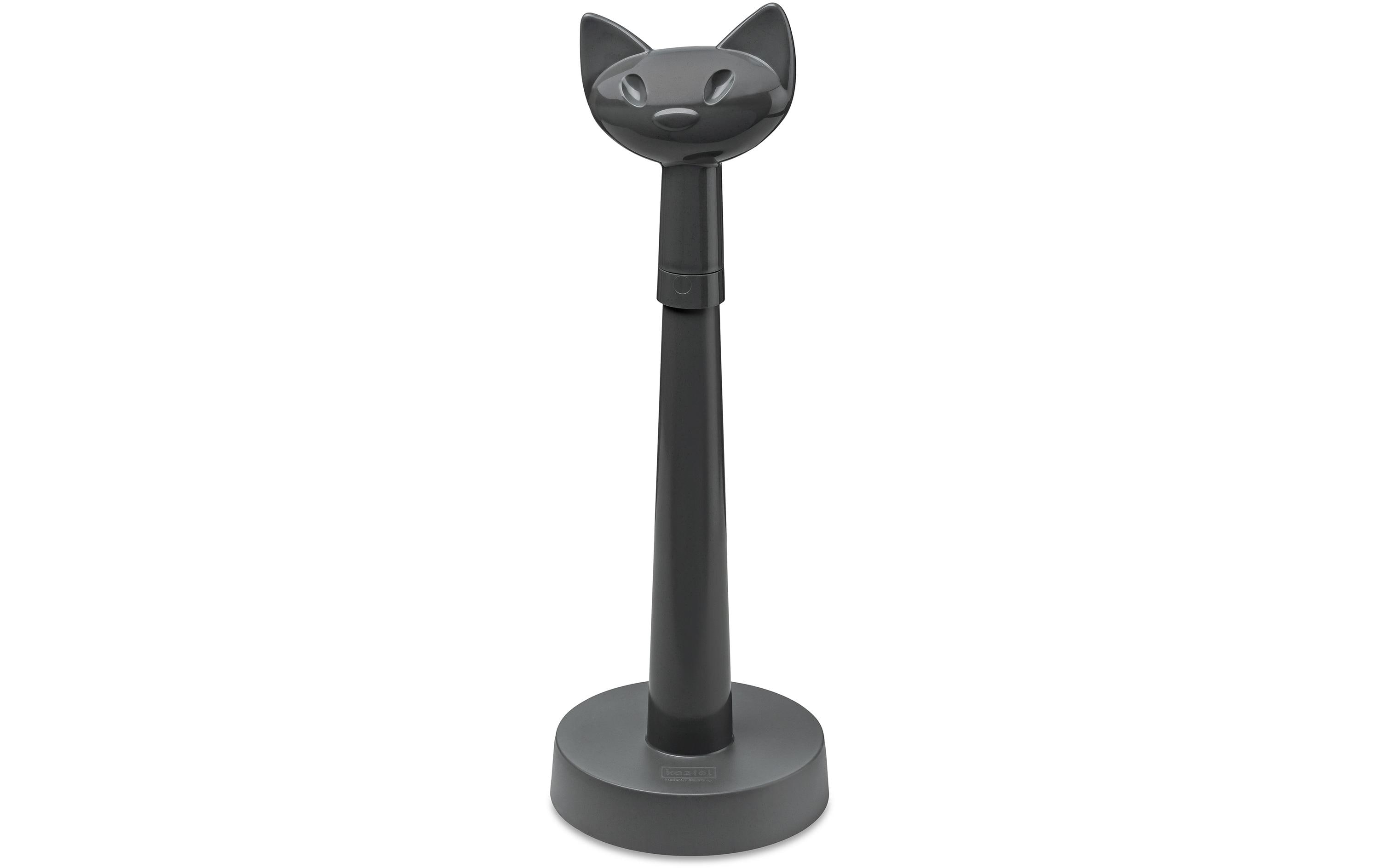 Koziol Küchenrollenhalter Miaou Dunkelgrau/Grau