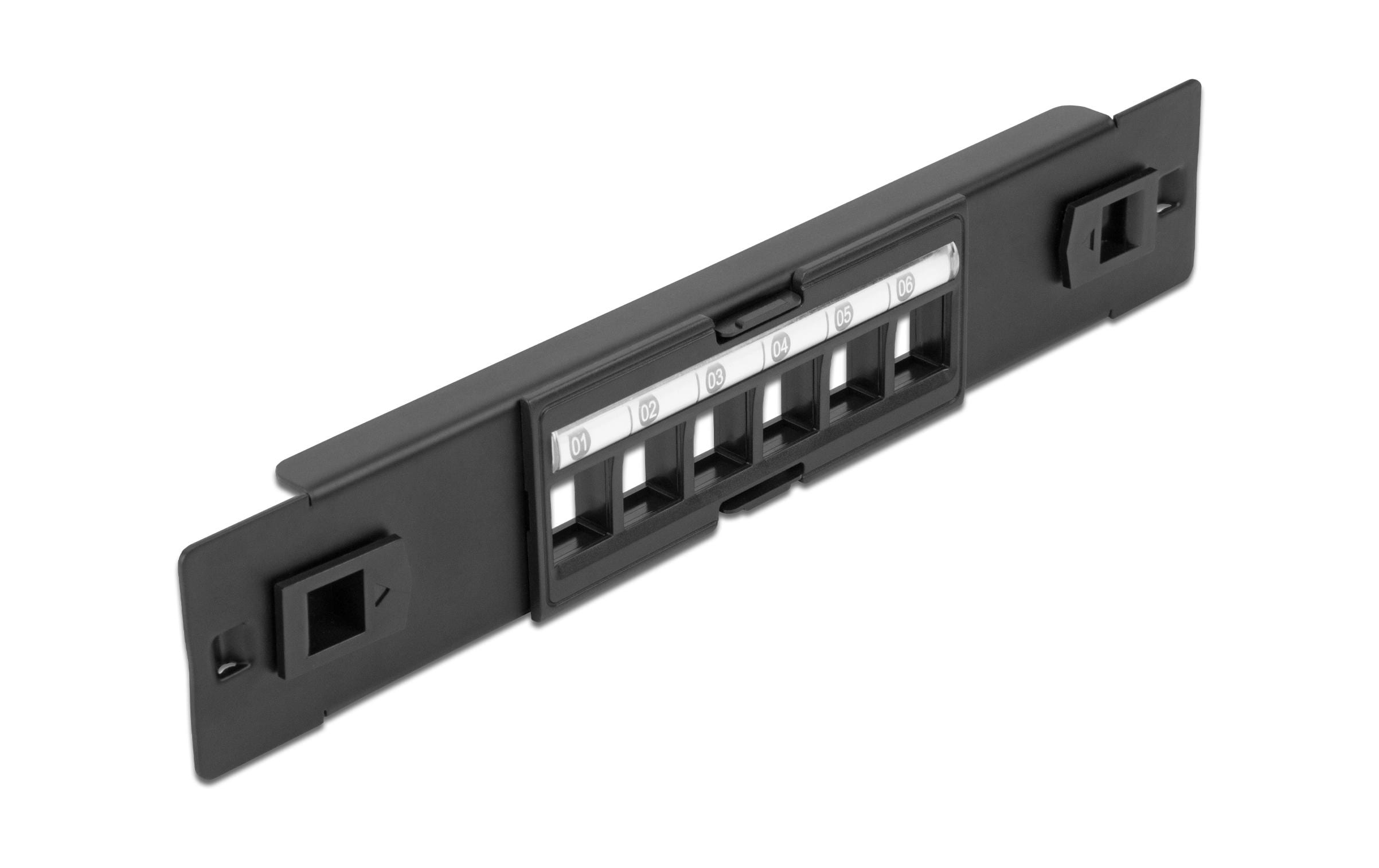 Delock Patchpanel 10″ Keystone 6-Port 10 Rack Delock Patchpanel 10″ Keystone 6-Port 10 Rack