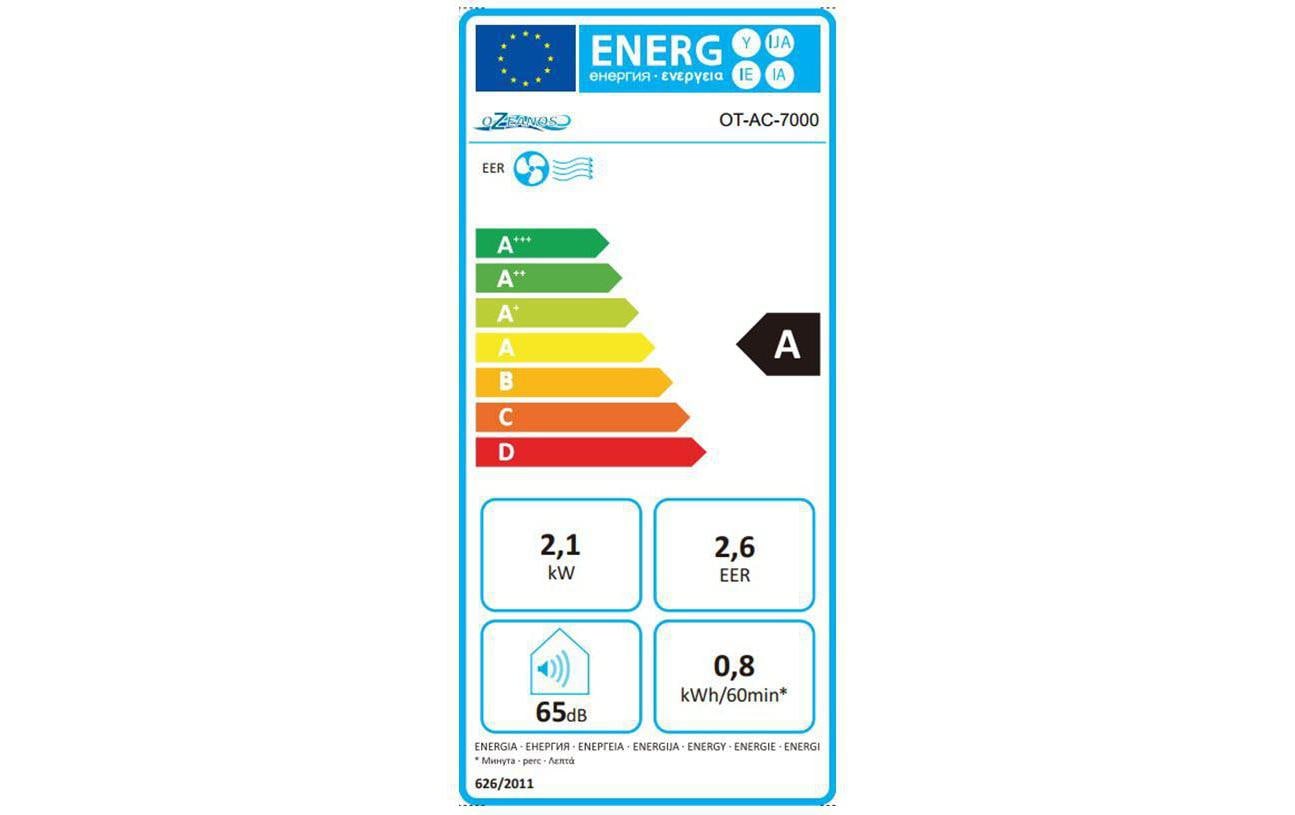 Ozeanos Klimagerät OT-AC-7000 (70 m³)