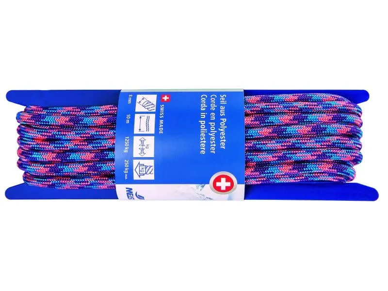 Meister Polyesterseil Ø 8 mm, 10 m, 1250 kg, Pink-Violett Meister Polyesterseil Ø 8 mm, 10 m, 1250 kg, Pink-Violett