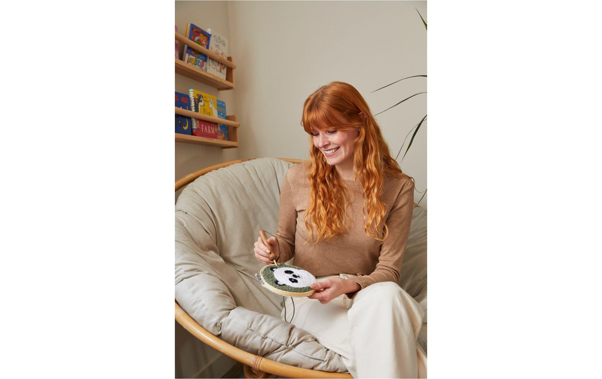 DMC Stickset Gift of Stich Panda Patrick, Ø 15.7 cm