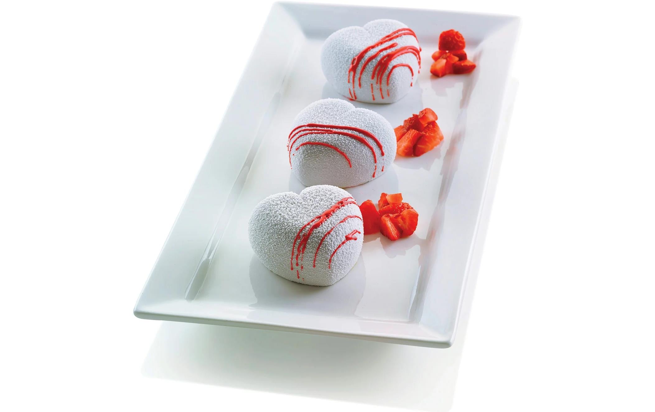 Silikomart Motiv-Backform Herzen klein