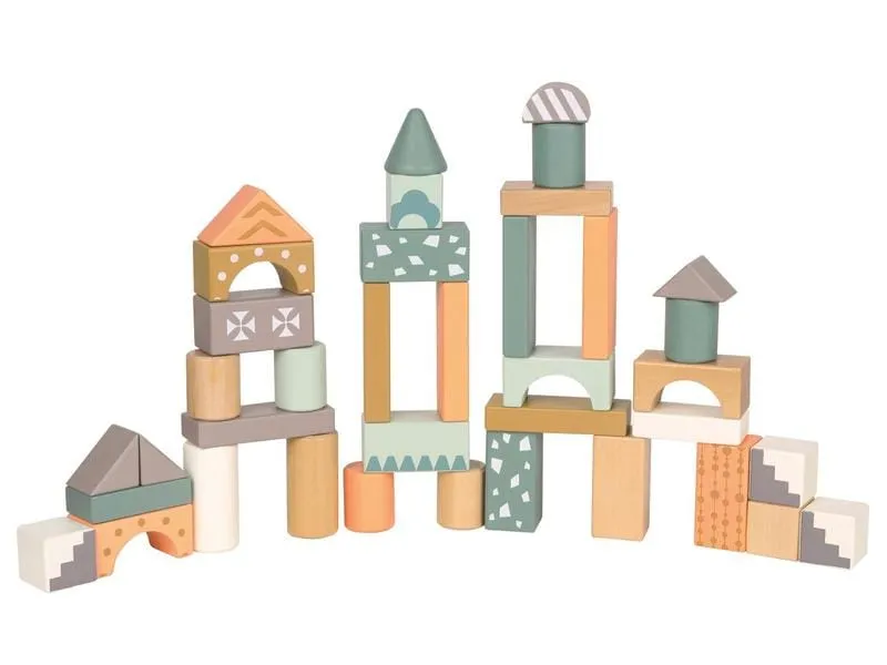 Spielba Holzspielwaren Holzbausteine 100 Stück Spielba Holzspielwaren Holzbausteine 100 Stück