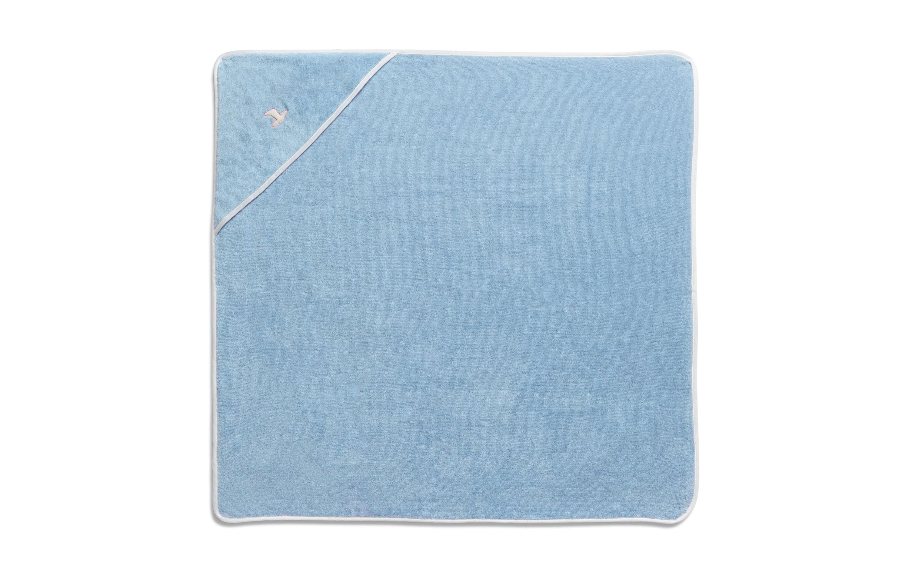 Möve Baby-Kapuzentuch Soft Hug 100 x 100 cm, Aqua