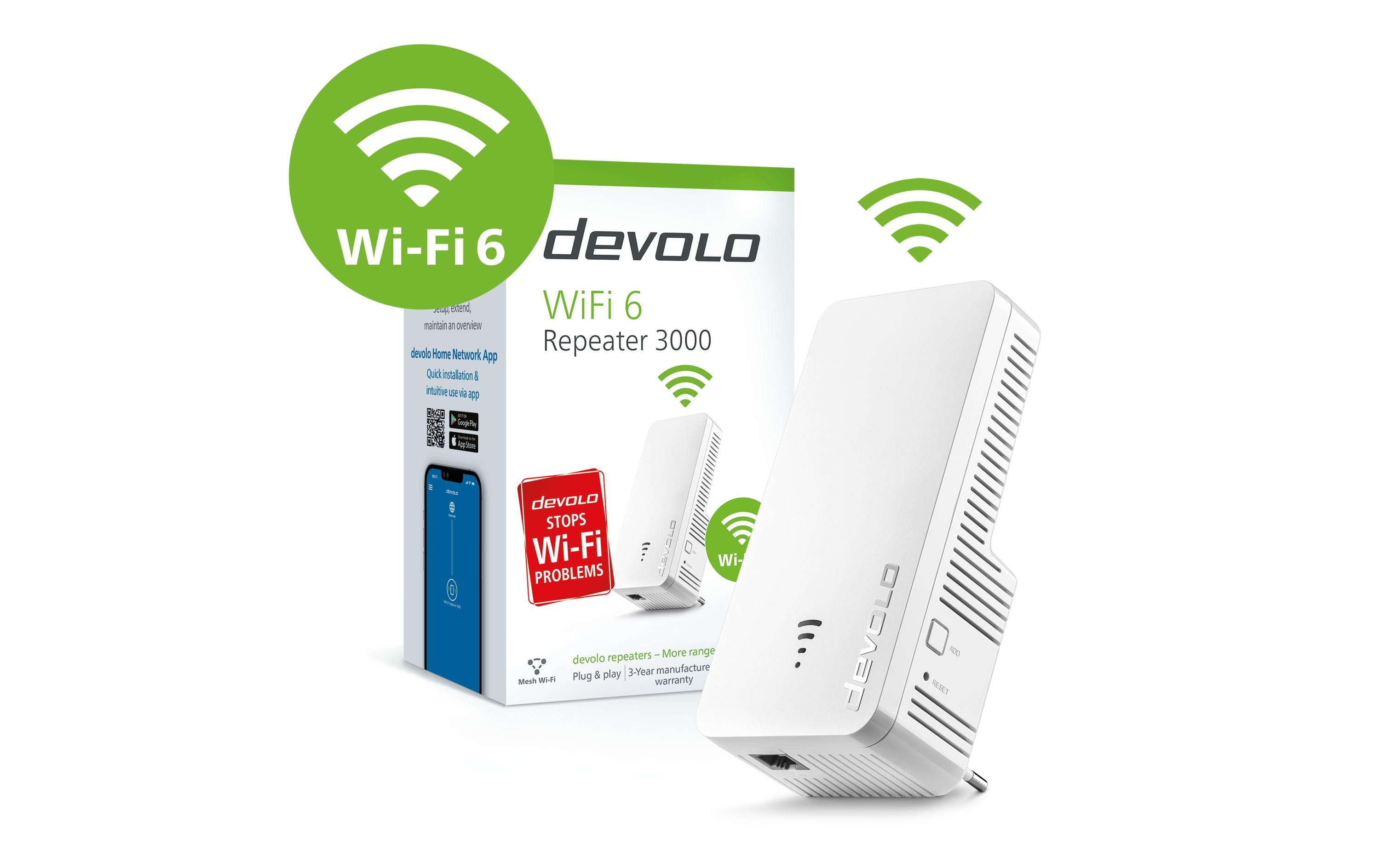 devolo WiFi 6 Repeater 3000 devolo WiFi 6 Repeater 3000