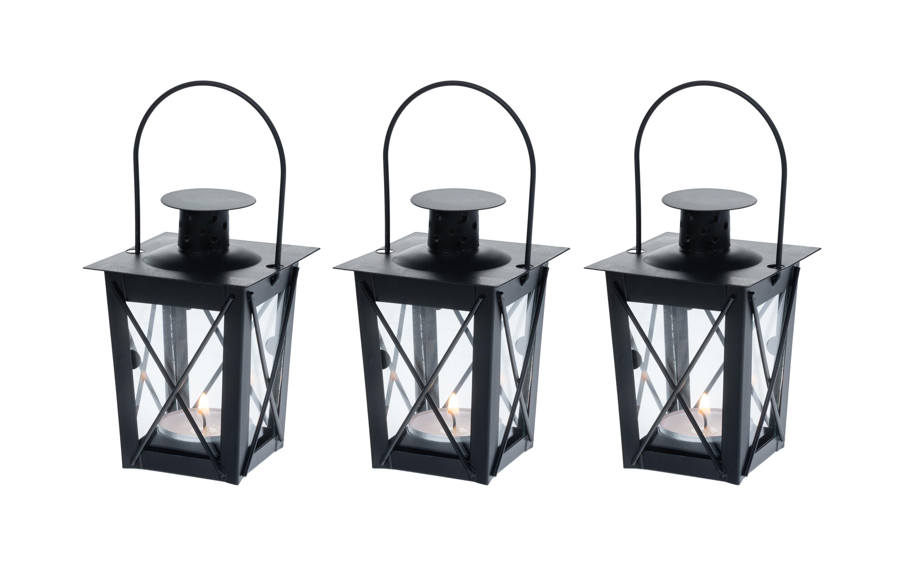 COCON Laterne Mini, 3er Set, Schwarz