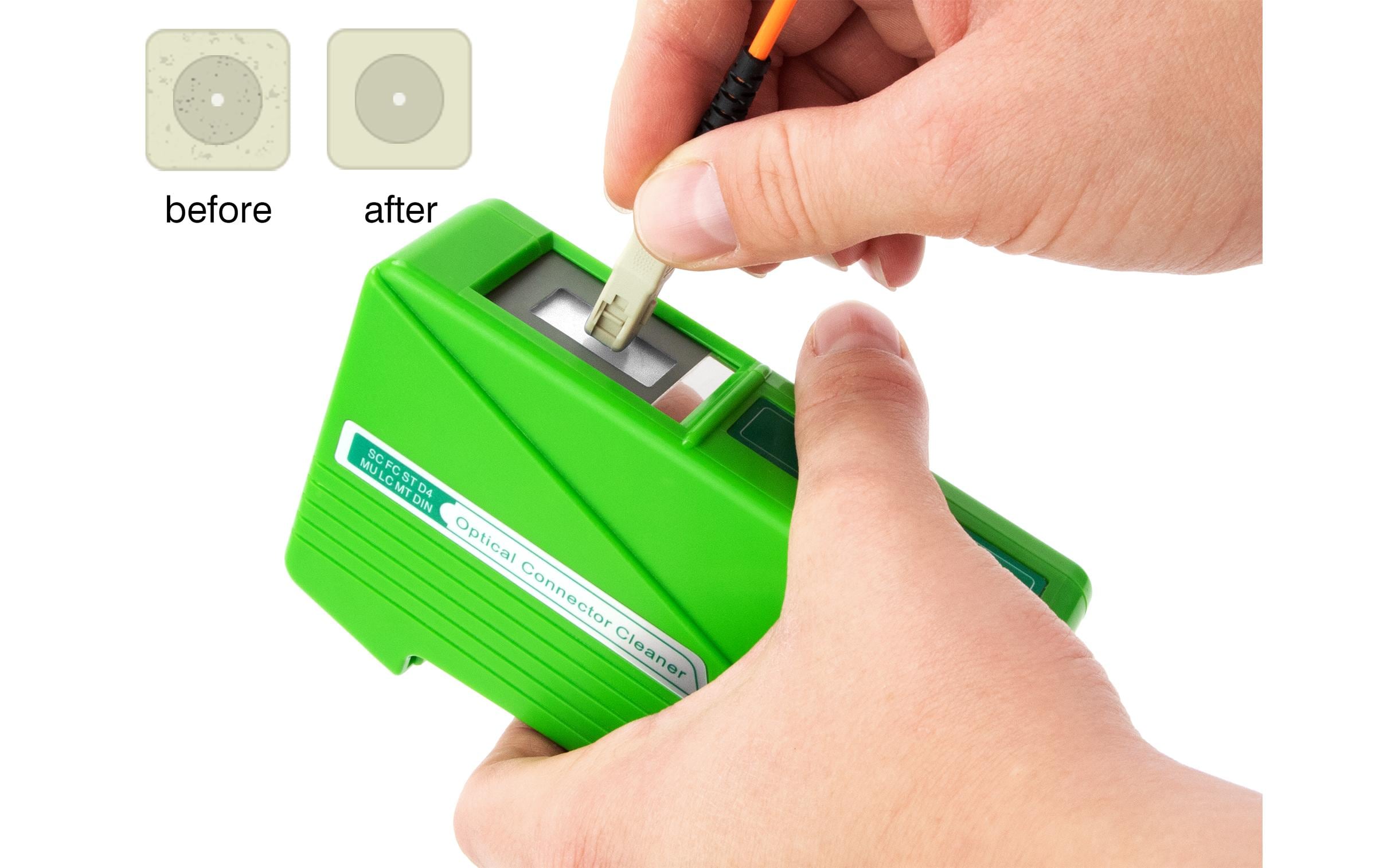 Delock LWL Reinigungskassette für Steckverbinder