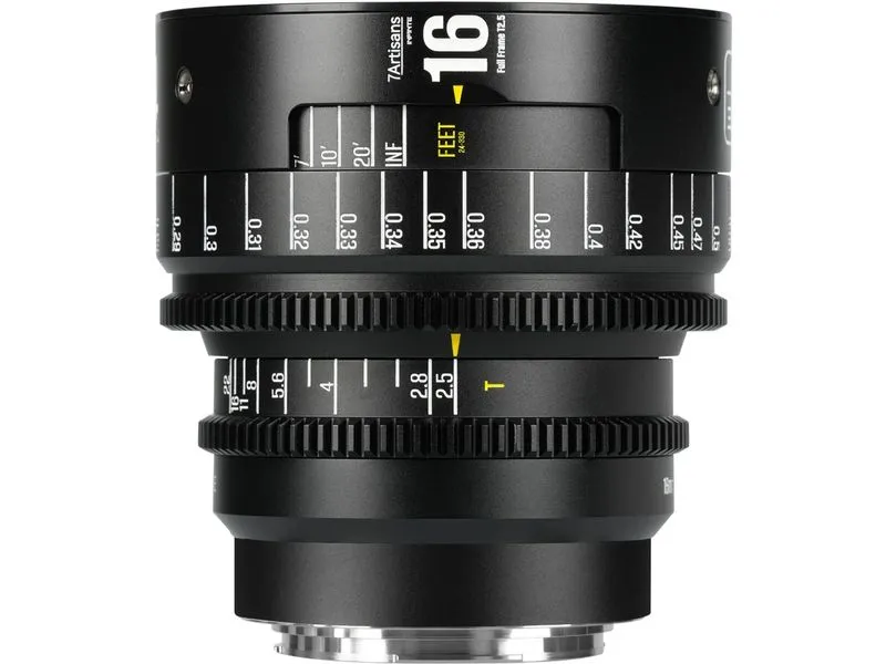 7Artisans Festbrennweite 16mm T/2.5 INFINTE Schwarz – Canon EF 7Artisans Festbrennweite 16mm T/2.5 INFINTE Schwarz – Canon EF