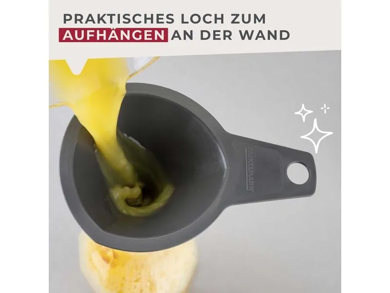 Fackelmann Trichter-Set, Dunkelgrau, 3-tlg. Fackelmann Trichter-Set, Dunkelgrau, 3-tlg.