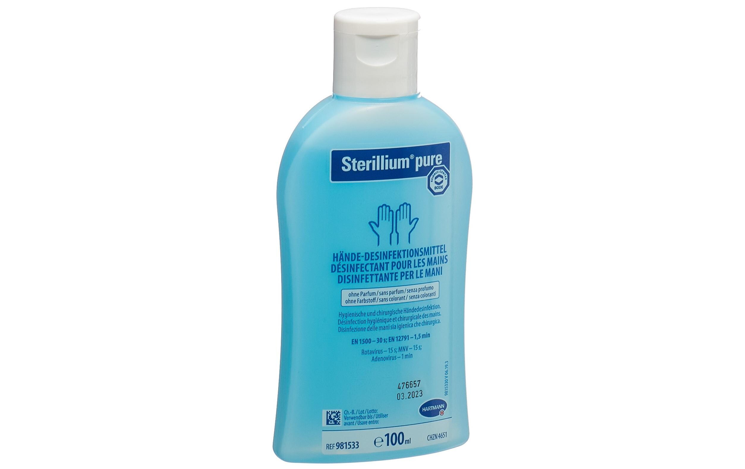 Sterillium Desinfektionsmittel Pure Hände 100 ml Sterillium Desinfektionsmittel Pure Hände 100 ml