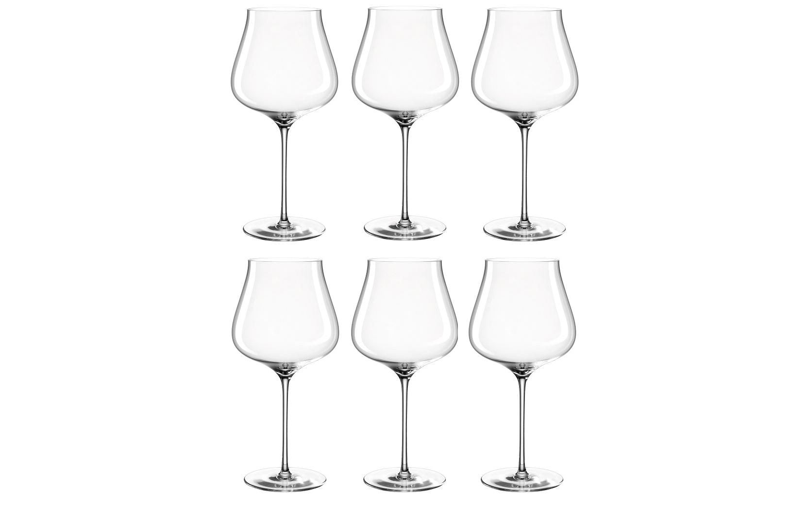 Leonardo Rotweinglas Brunelli 770 ml, 6 Stück, Transparent