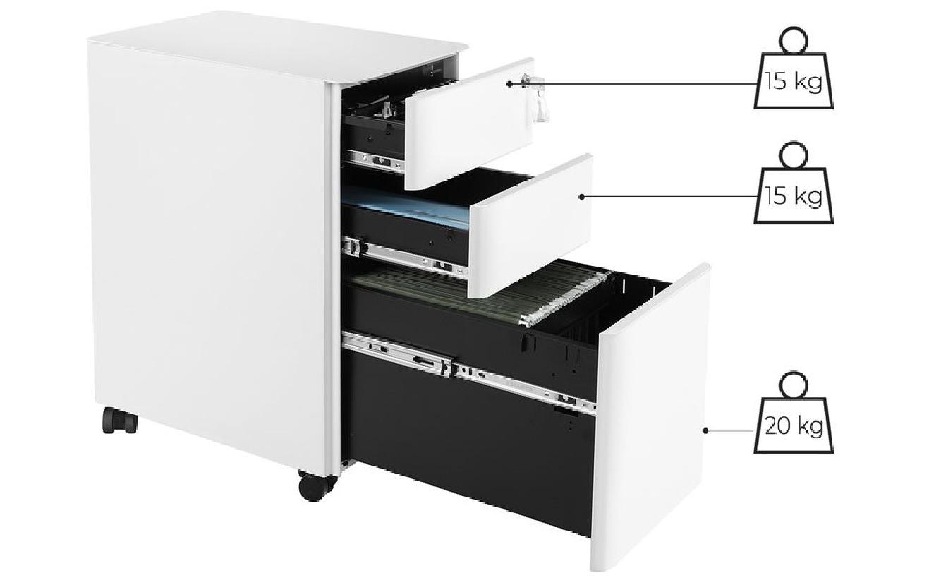 Songmics Multifunktionswagen OFC030W01 Weiss