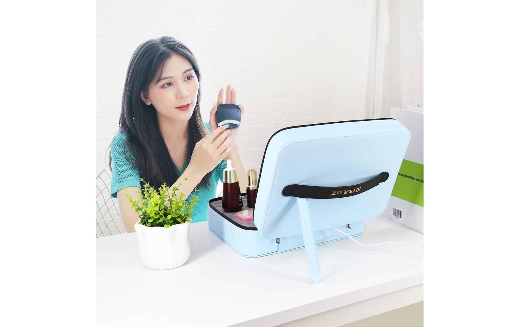 Puluz Kosmetikbox mit Ringlicht 20 cm