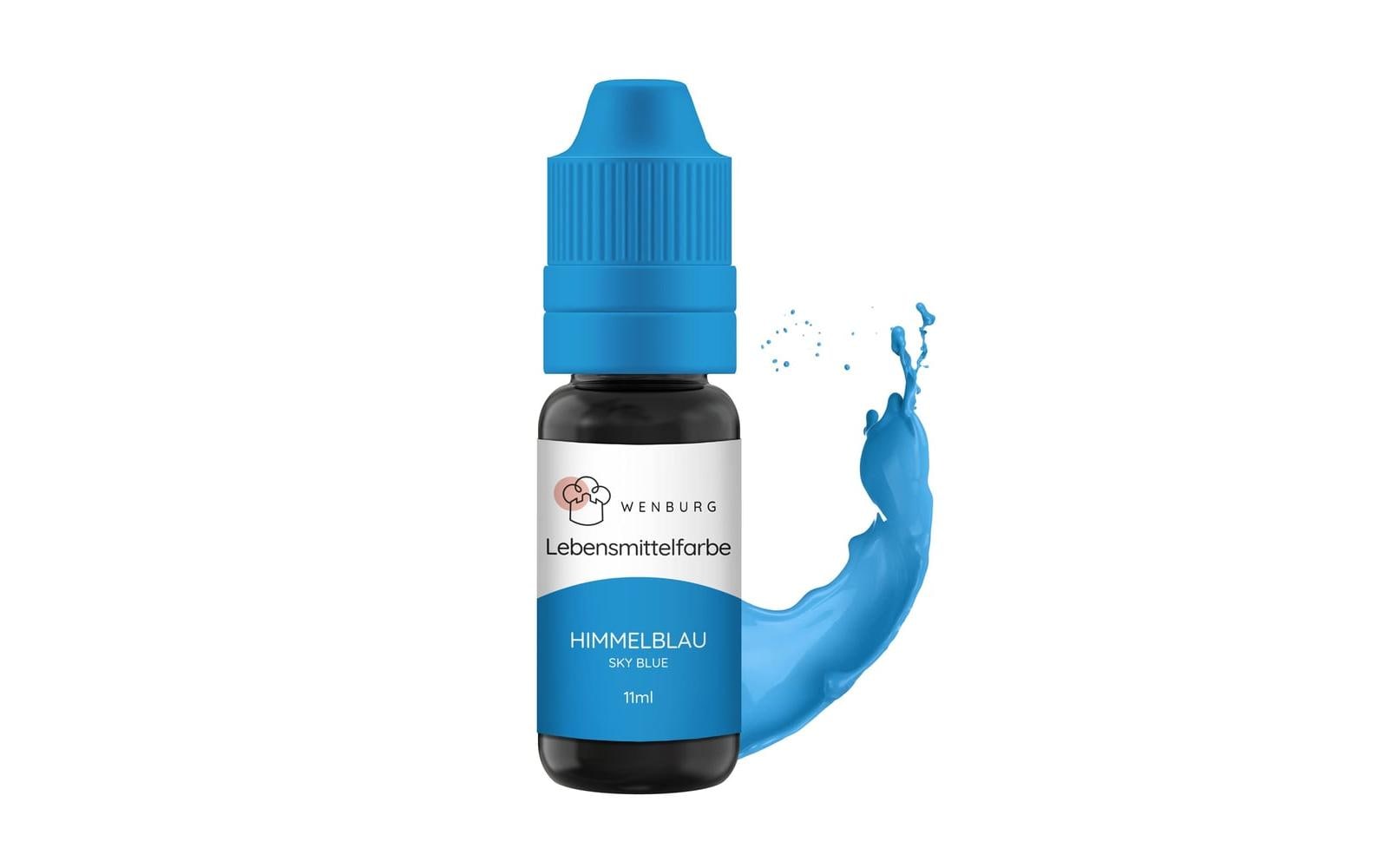 Wenburg Lebensmittelfarbe Himmelblau, 11 ml Wenburg Lebensmittelfarbe Himmelblau, 11 ml