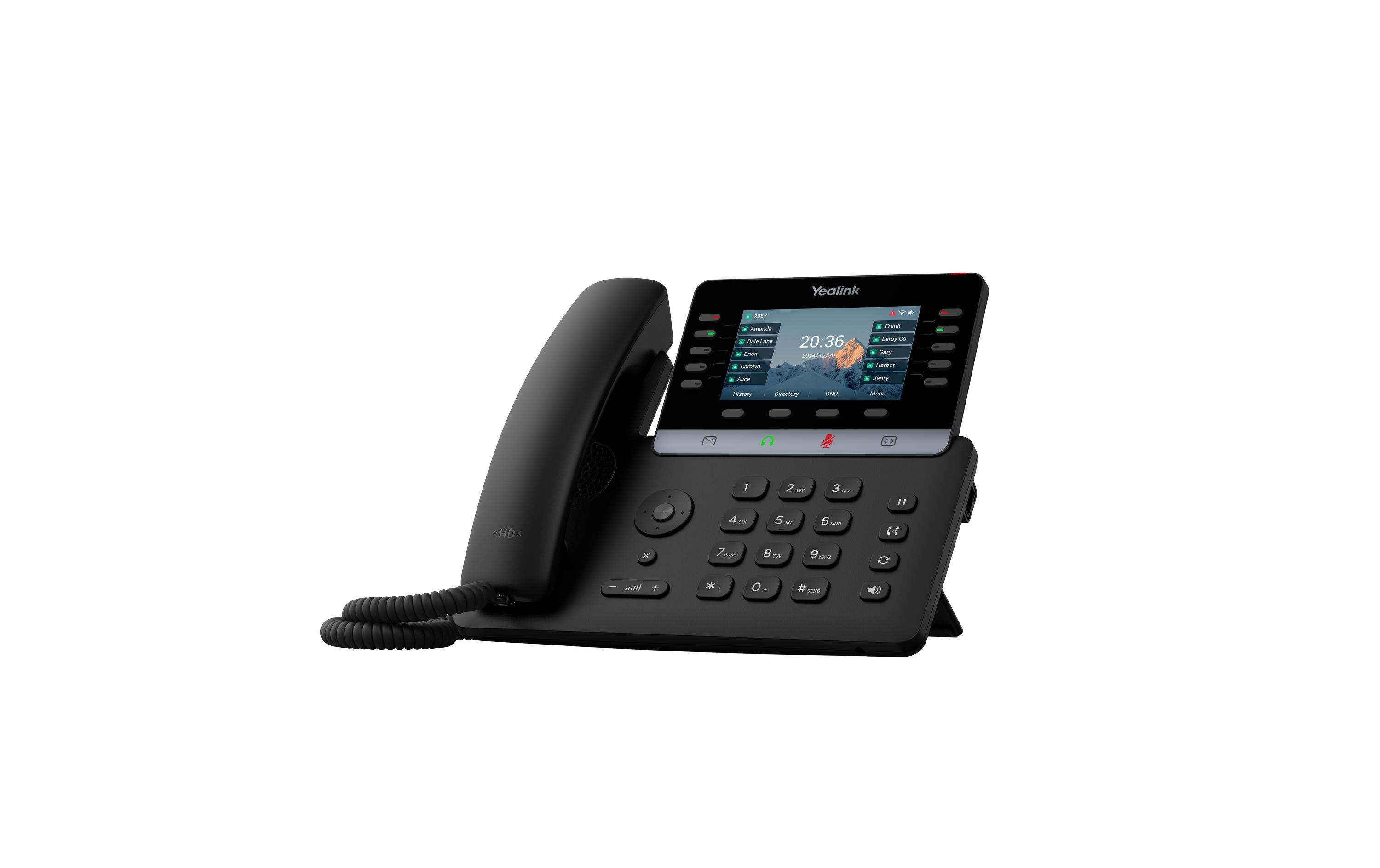 Yealink Tischtelefon SIP -T74U Schwarz