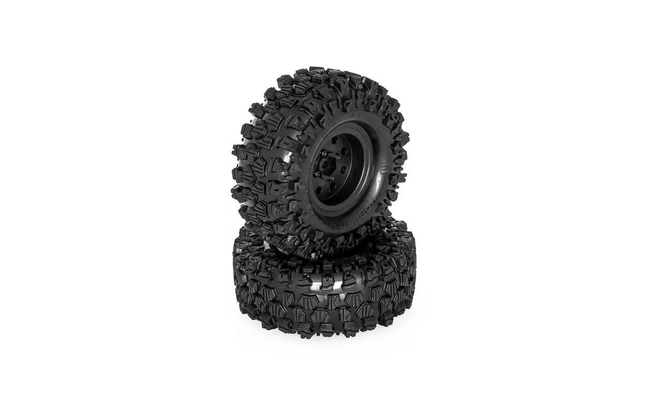 Hobbytech Kompletträder Climber 121/45 mm 1.9 Schwarz, 1 Paar