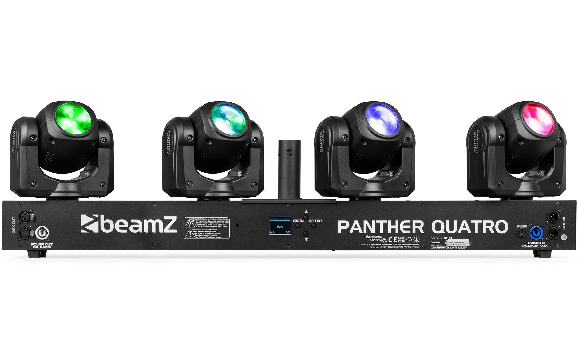 BeamZ Lichtset PANTHER Quatro Beam