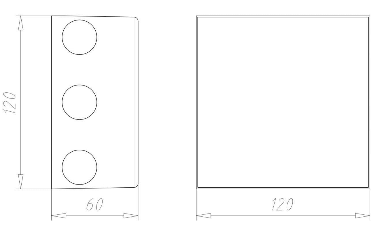 AGRO Abzweigdose AP 120 mm