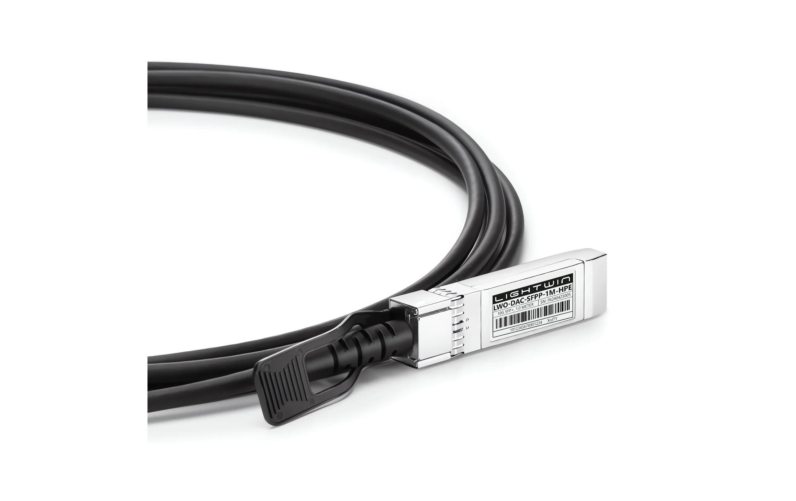 Lightwin Optics DA-Kabel Passiv 10GB HPE/Aruba SFP+/SFP+ 1 m