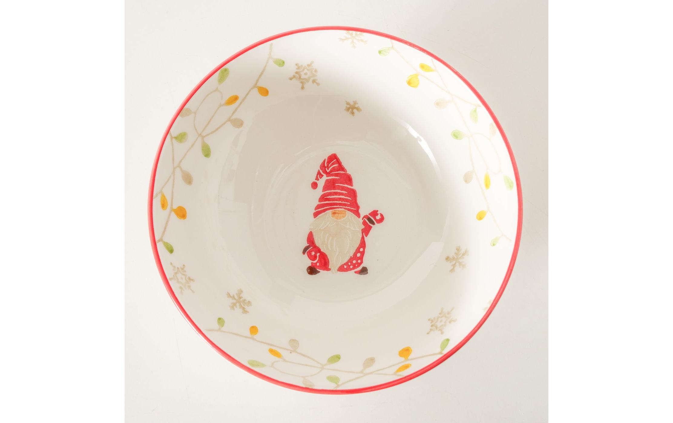 Boltze Schale Noelo Keramik, 7 x 19.7 cm