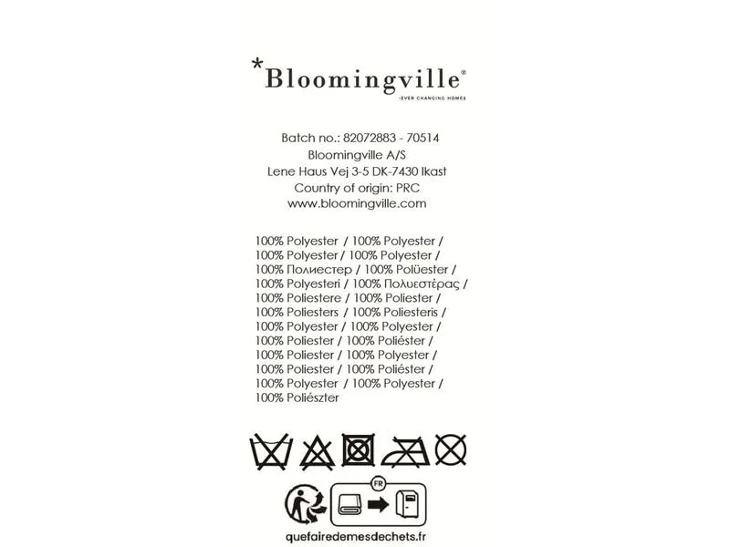 Bloomingville Schlaufe Ruby Rot/Weiss Bloomingville Schlaufe Ruby Rot/Weiss