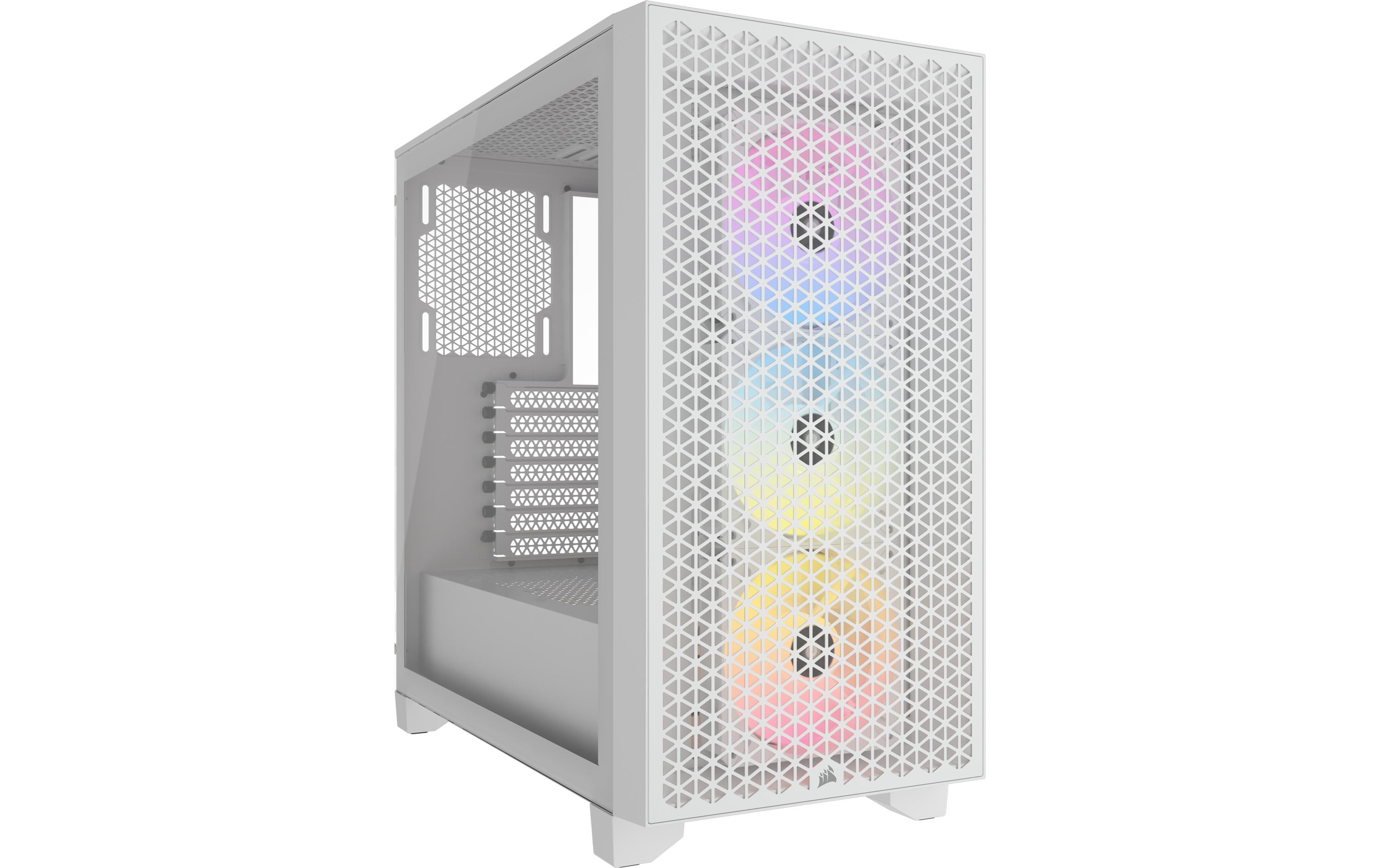 Corsair PC-Gehäuse 3000D RGB Airflow Weiss Corsair PC-Gehäuse 3000D RGB Airflow Weiss