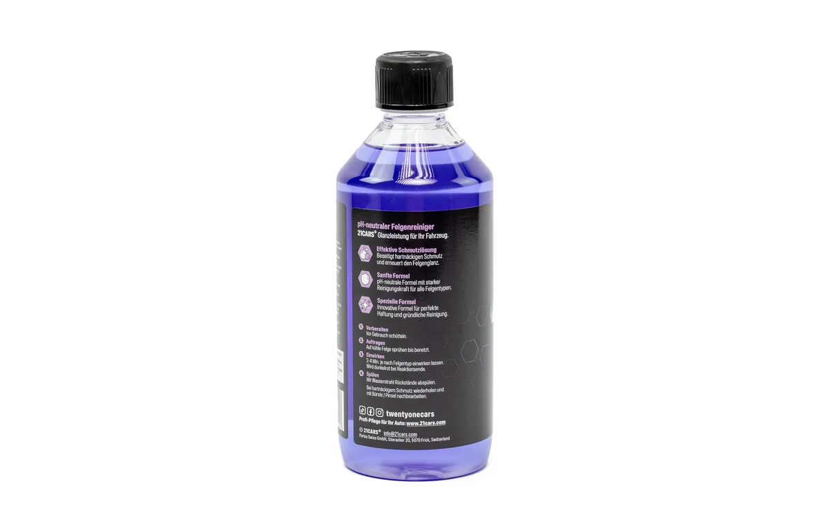 21CARS Felgenreiniger 0.5 l Wildkirsche 21CARS Felgenreiniger 0.5 l Wildkirsche