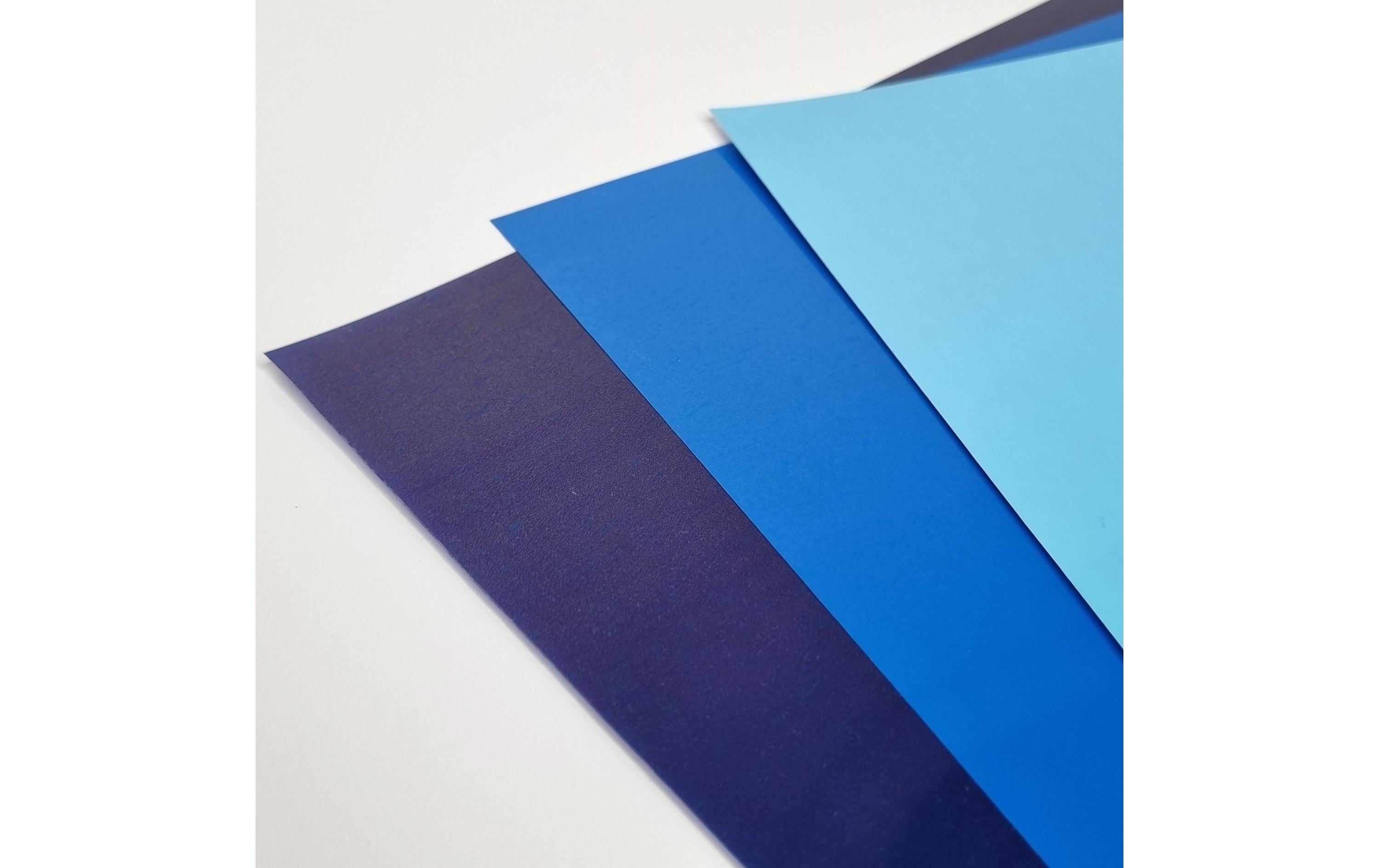 Chemica Aufbügelfolie Flex 30 x 50 cm, 3er Set, Blau
