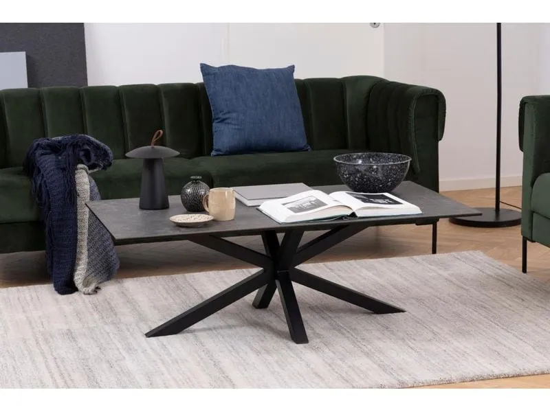AC Design Couchtisch Heaven Schwarz, 130 x 70 x 46 cm AC Design Couchtisch Heaven Schwarz, 130 x 70 x 46 cm