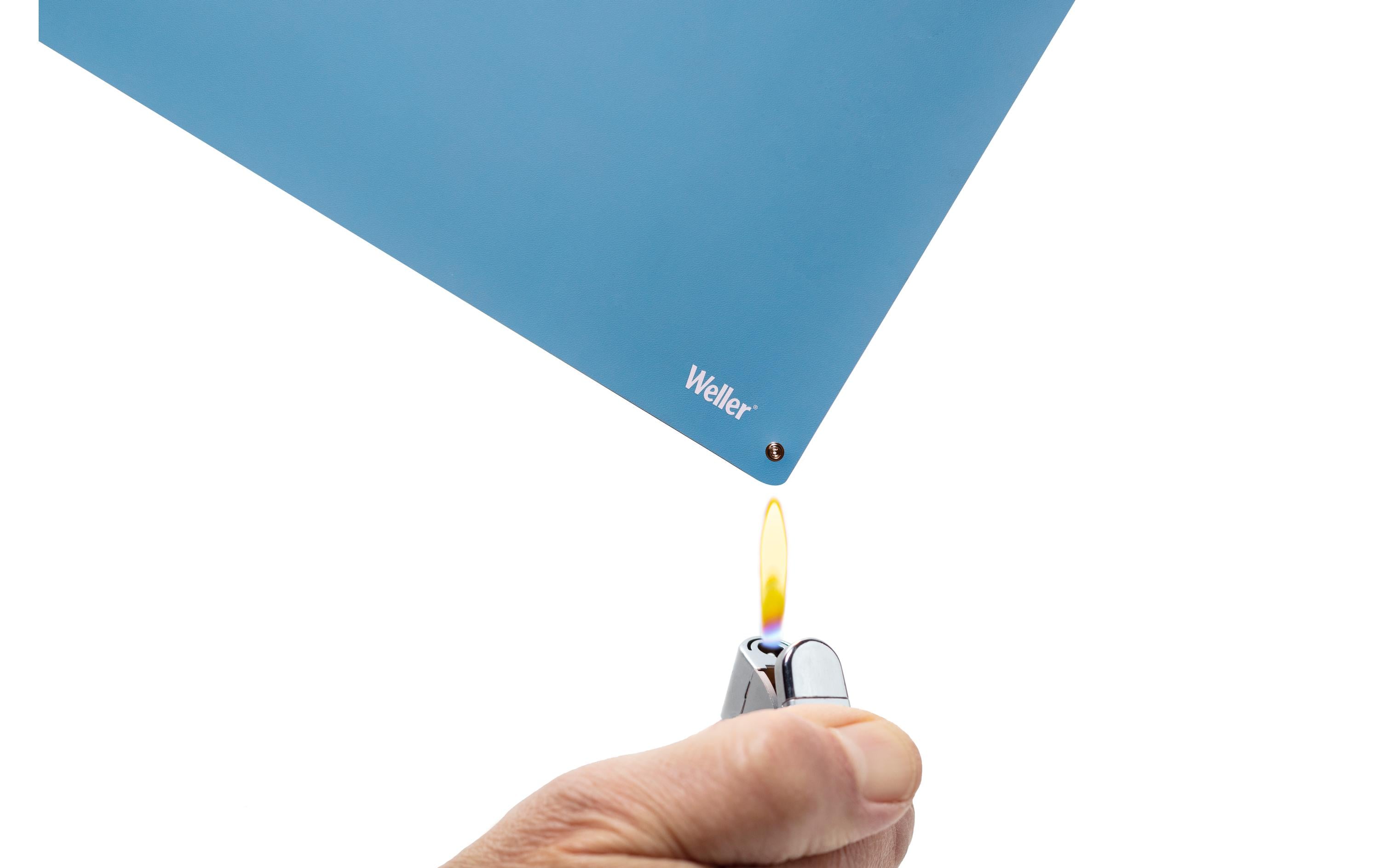 Weller Tisch-Lötmatte Set ESD Premium 900 x 600 mm, Blau