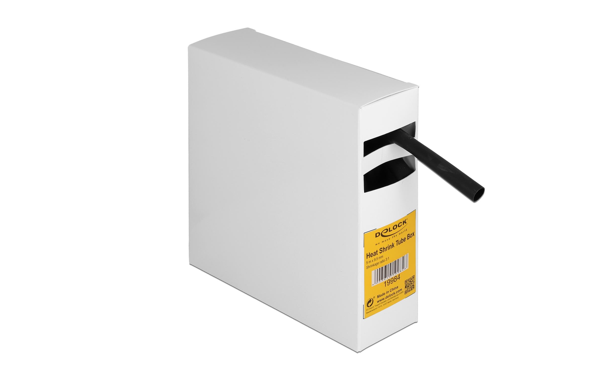 Delock Schrumpfschlauch Box mit Innenkleber, 5 m x 9.5 mm Delock Schrumpfschlauch Box mit Innenkleber, 5 m x 9.5 mm