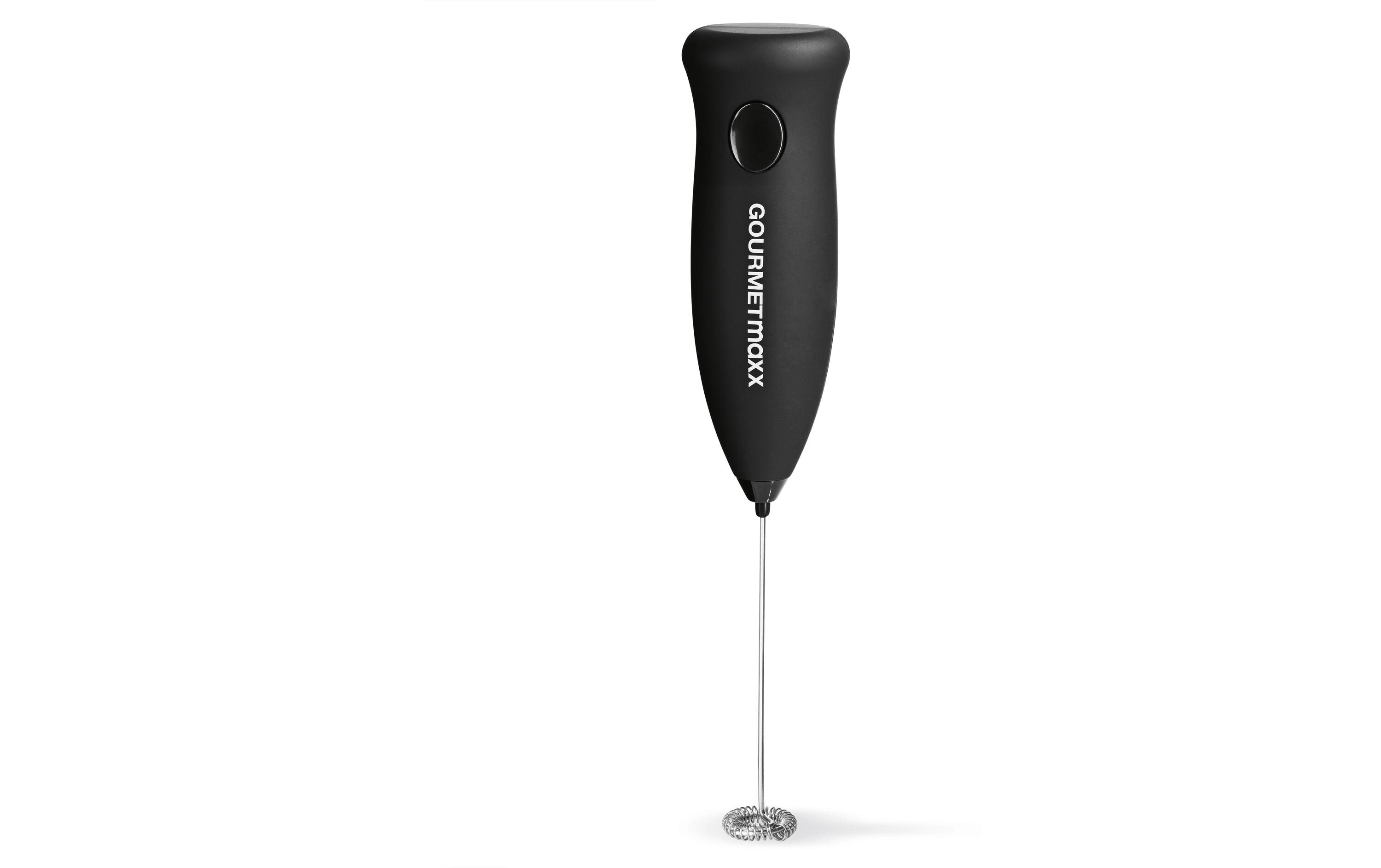 GOURMETmaxx Milchschäumer 3 V schwarz Schwarz