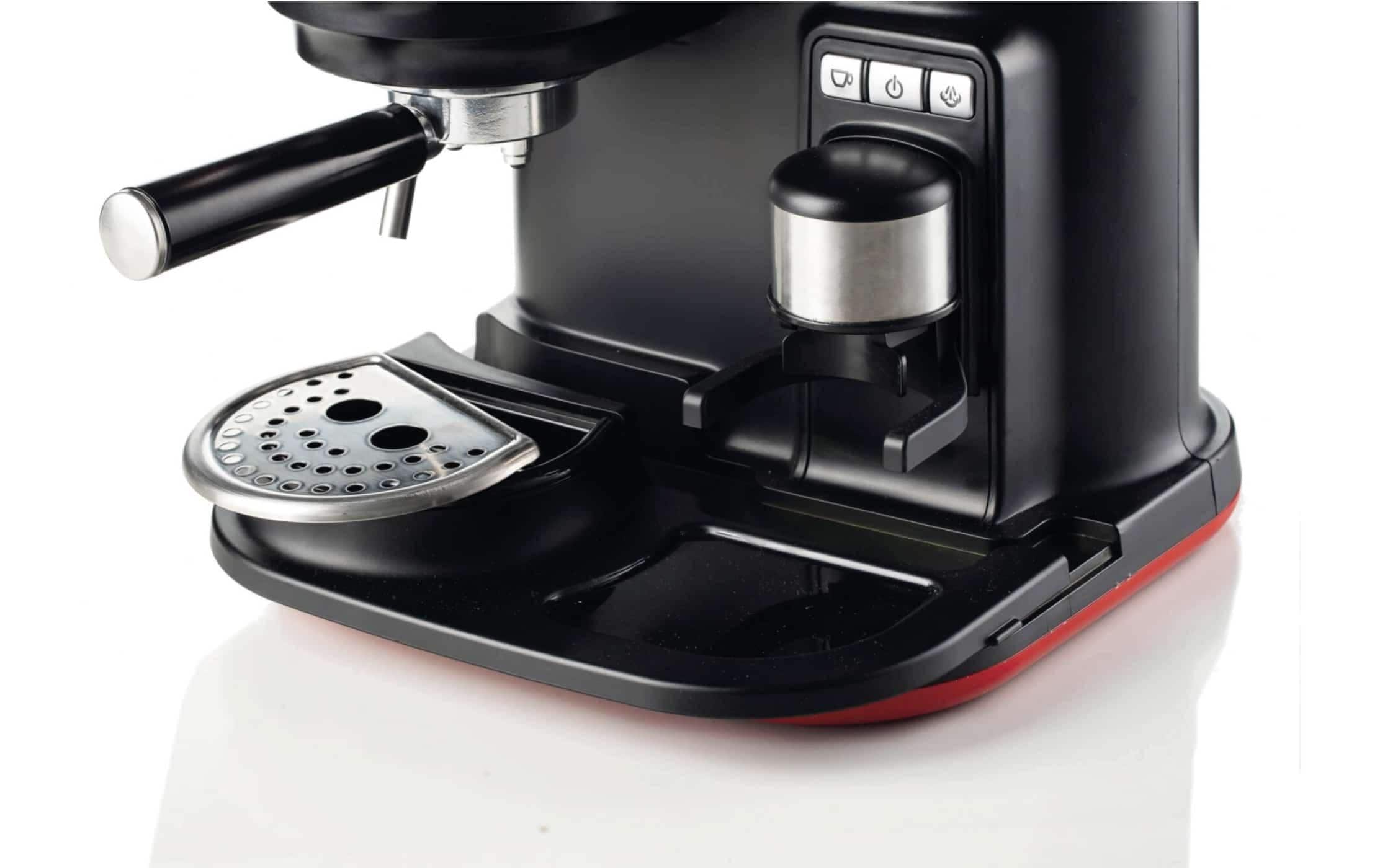 Ariete Portionskaffeemaschine MODERNA Rot/Schwarz