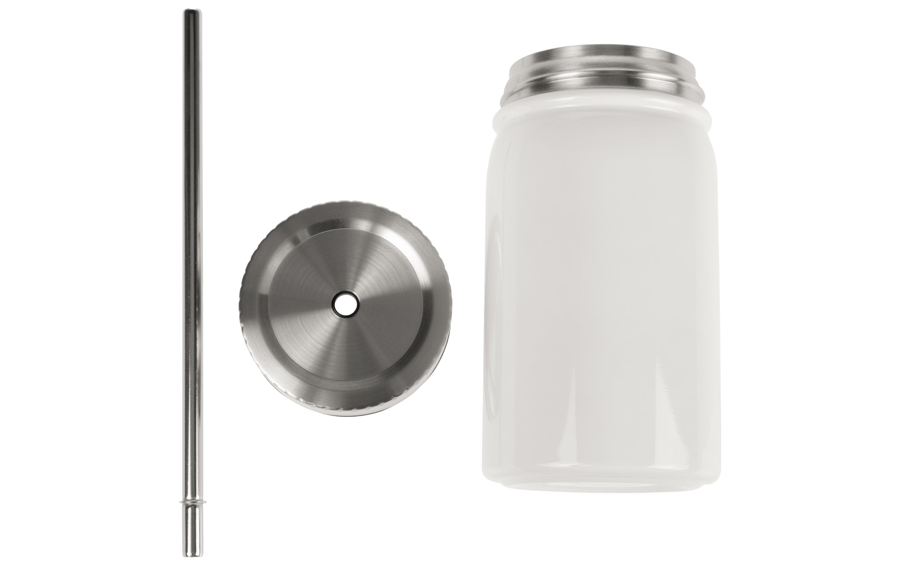 FTM Thermosbecher mit Strohhalm, Aluminium 1 Stück