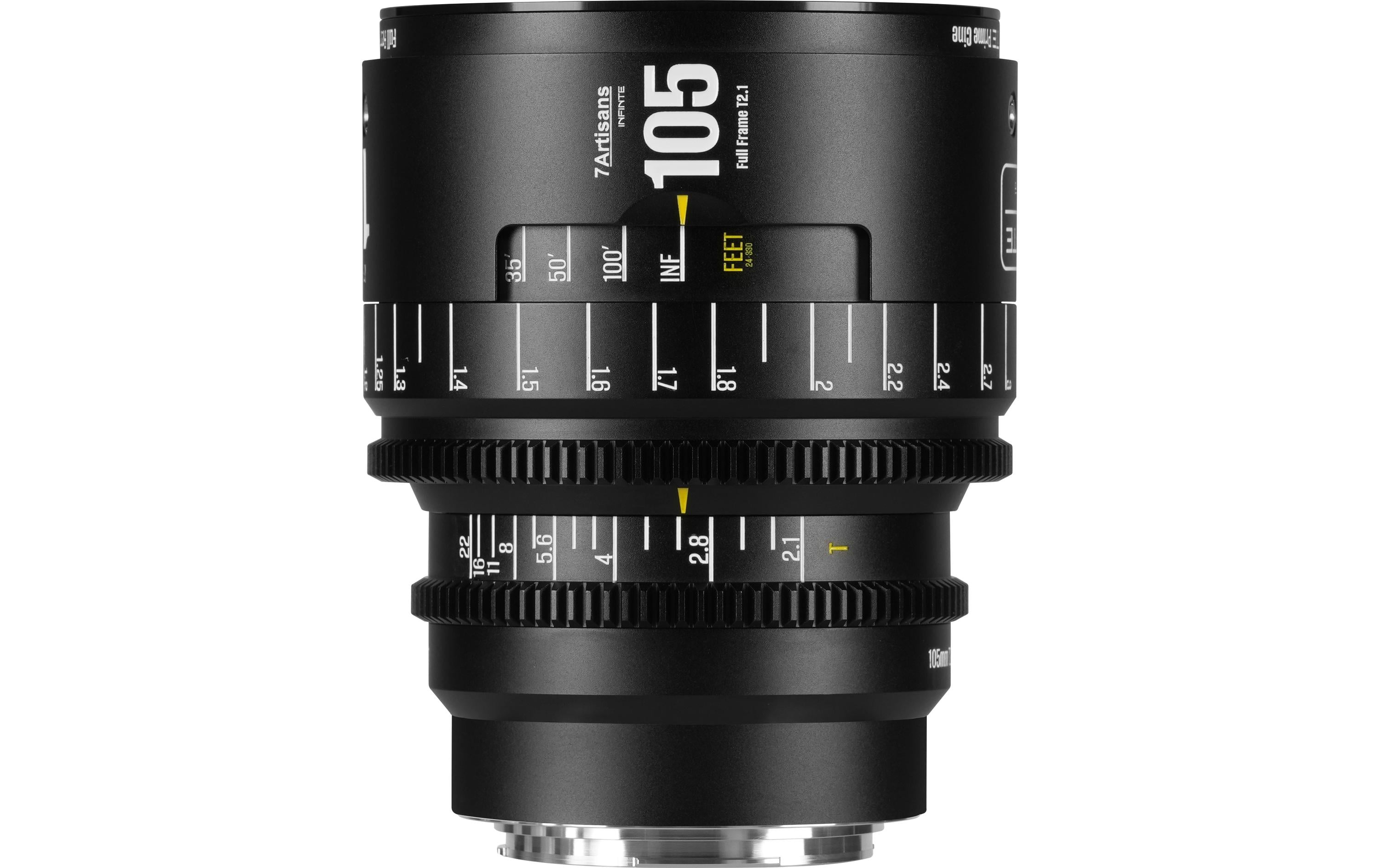 7Artisans Festbrennweite 105mm T/2.1 INFINTE Schwarz – Canon EF