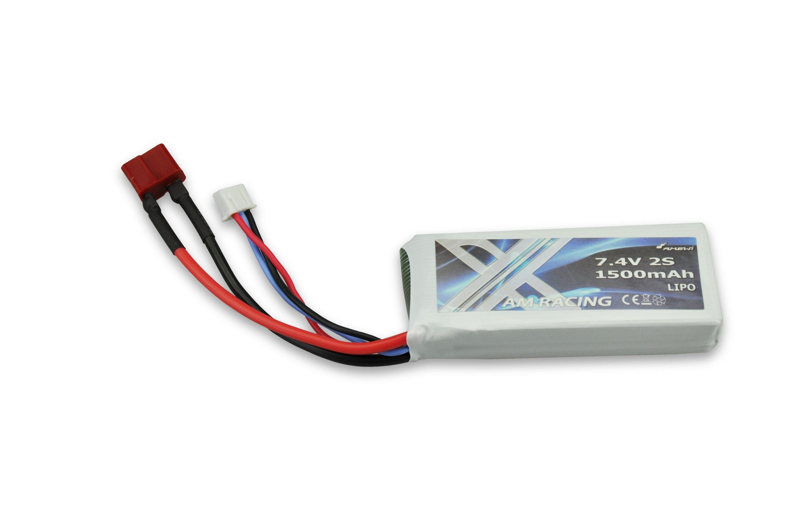 Amewi RC-Akku LiPo 1500 mAh 7.4 V Deans Amewi RC-Akku LiPo 1500 mAh 7.4 V Deans