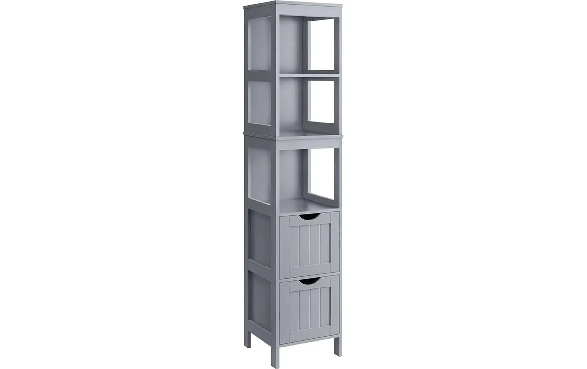 VASAGLE Kommode in Landhausstil 30 x 141.5 cm, Grau VASAGLE Kommode in Landhausstil 30 x 141.5 cm, Grau