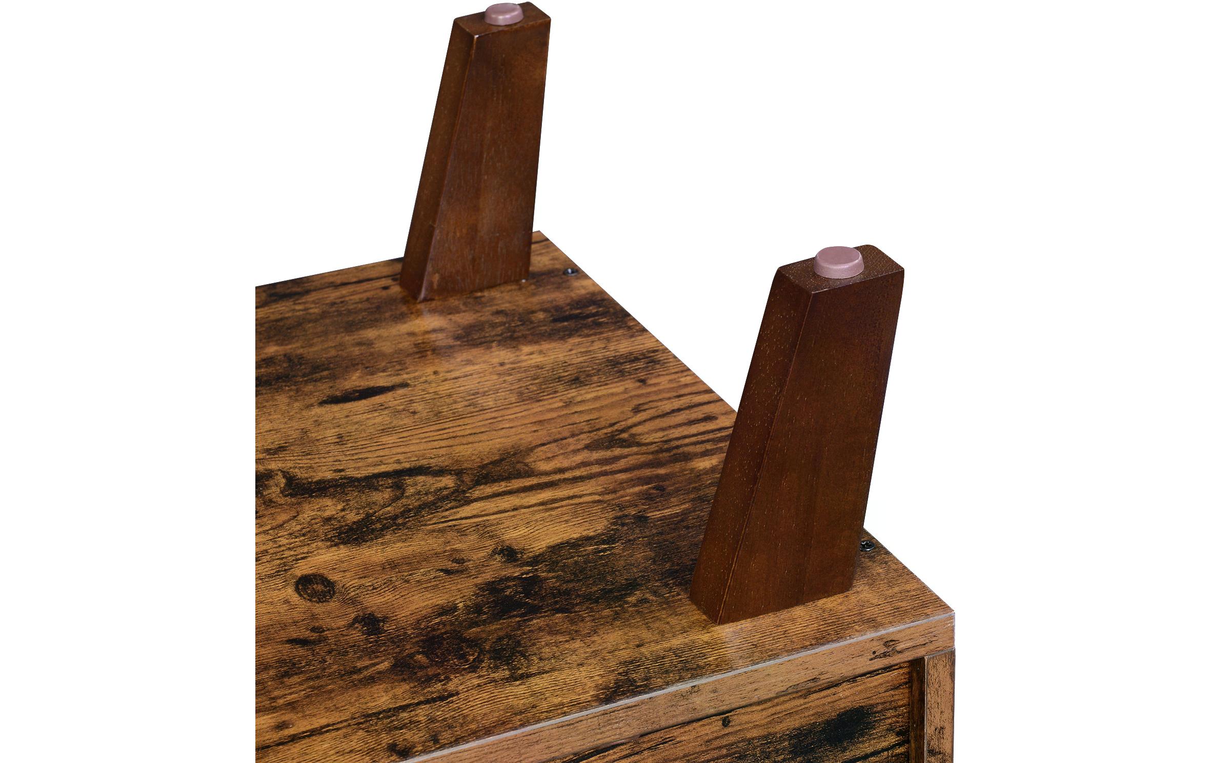 VASAGLE TV-Möbel mit 2 Ablagen 140 x 40 x 50 cm, Braun