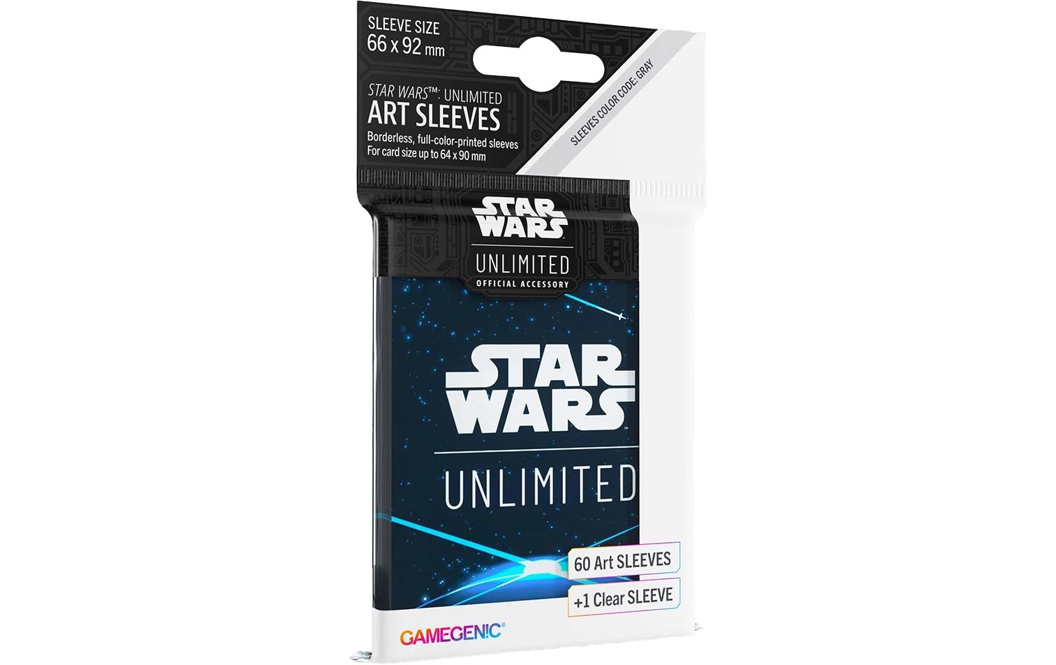 Asmodée Kartenhülle Art Sleeves Space Blue 60 +1 Stk.