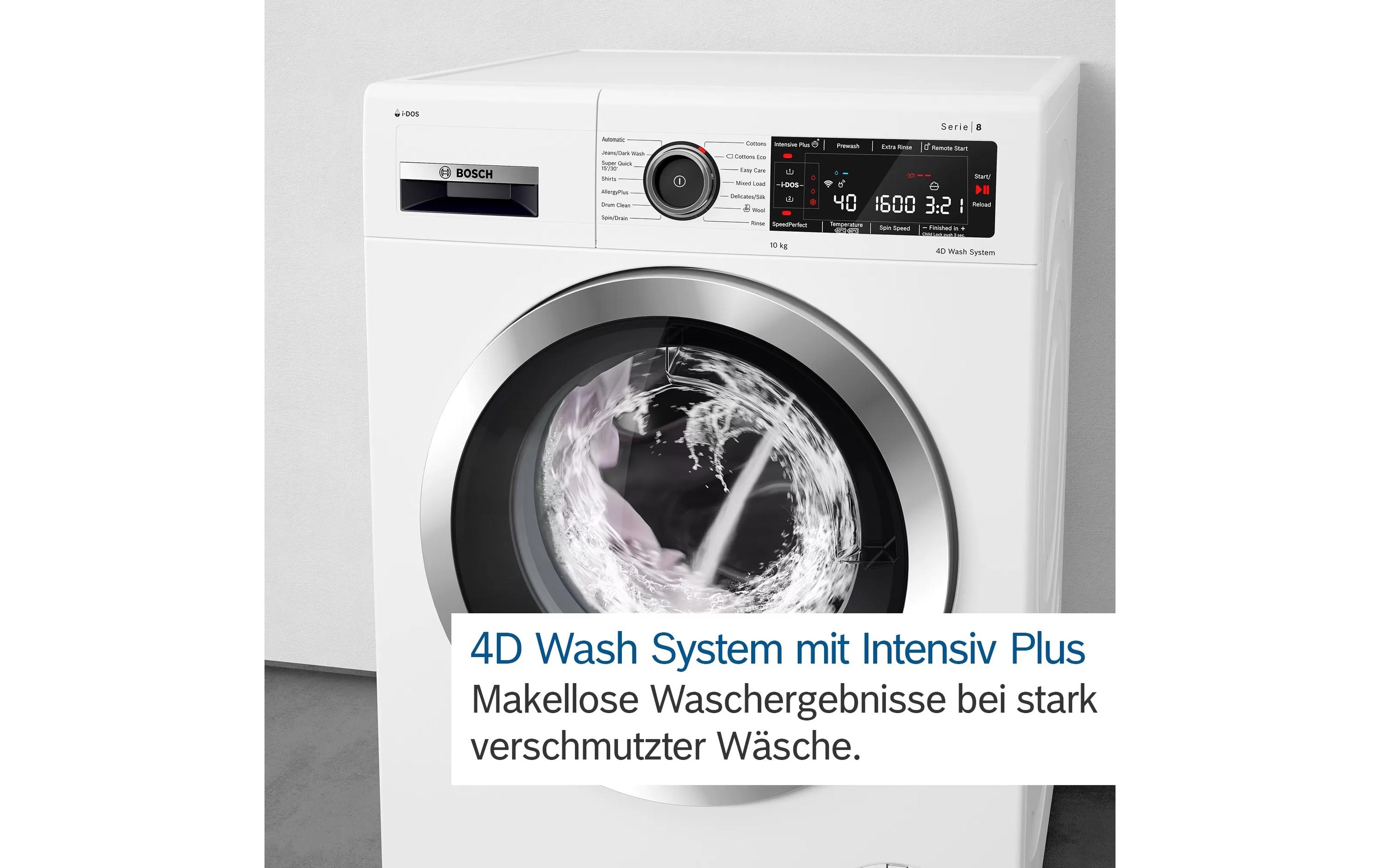 Bosch Waschmaschine Serie 8 WGB25604CH Links