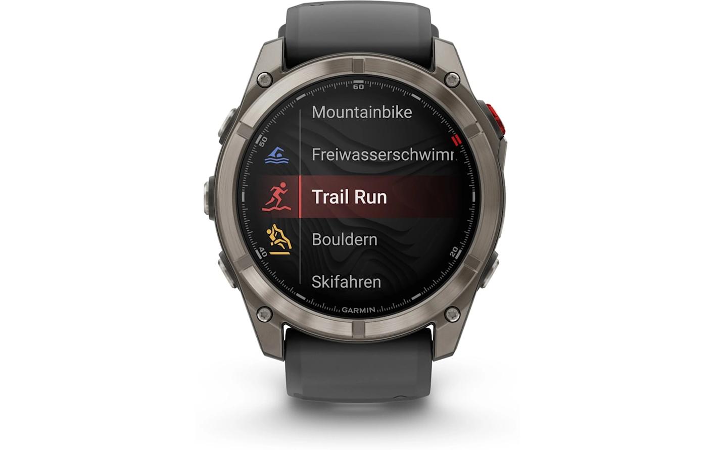 GARMIN GPS-Sportuhr fēnix 8 Pro – AMOLED Graphite/Schwarz