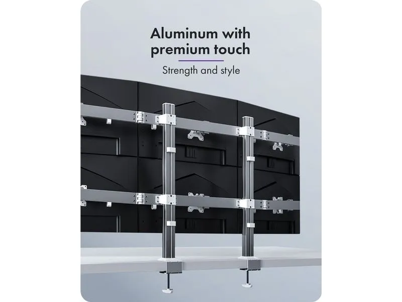 ICY BOX Tischständer IB-MS666-T6 bis 8 kg – Silber ICY BOX Tischständer IB-MS666-T6 bis 8 kg – Silber