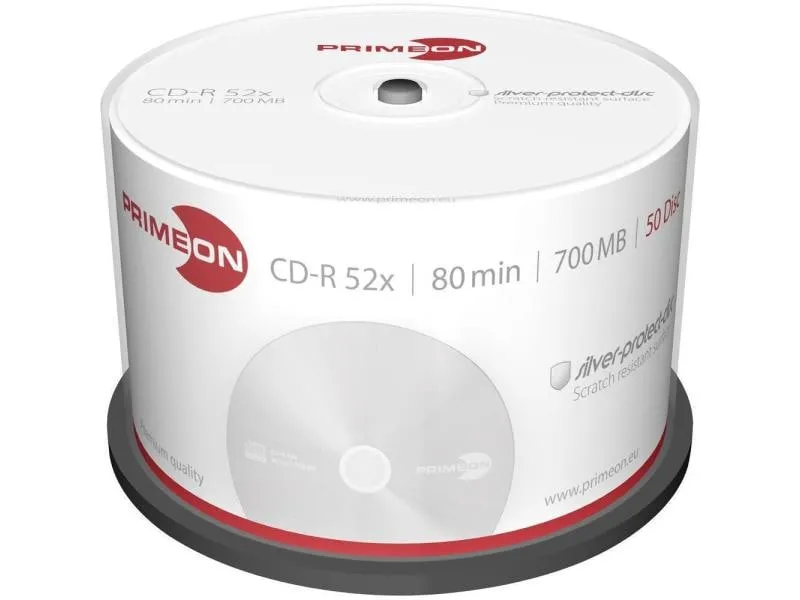 Primeon CD-R 0.7 GB, Spindel (50 Stück) Primeon CD-R 0.7 GB, Spindel (50 Stück)