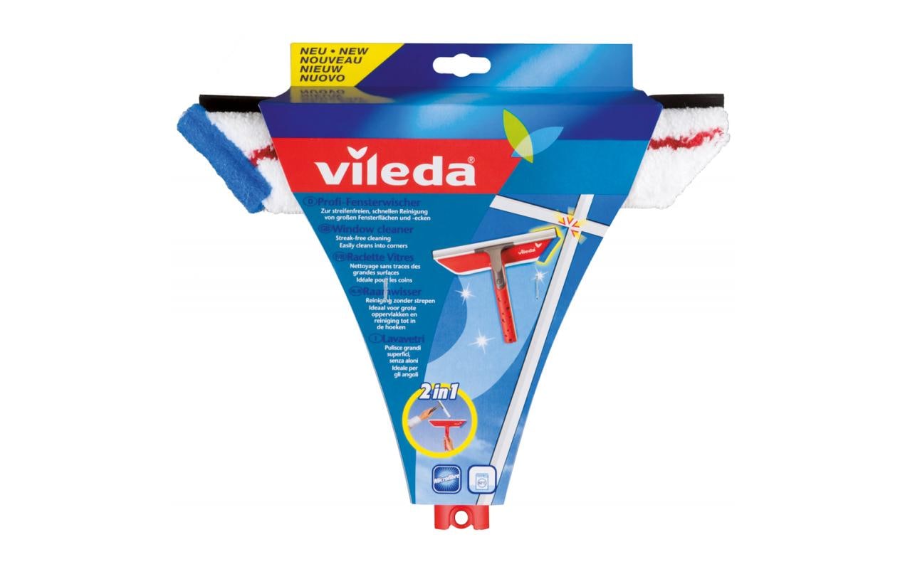 Vileda Fensterwischer Profi Rot
