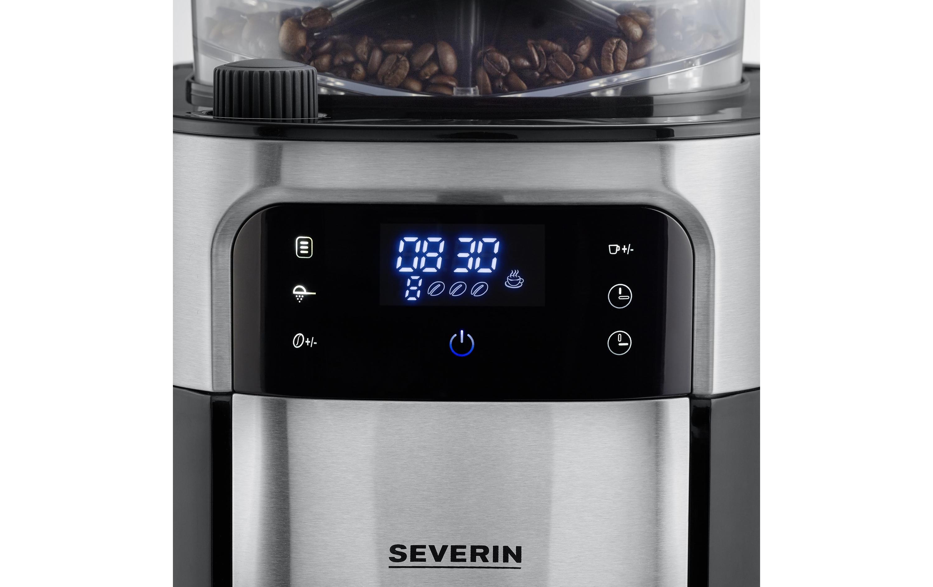 Severin Filterkaffeemaschine KA 4814 Schwarz/Silber