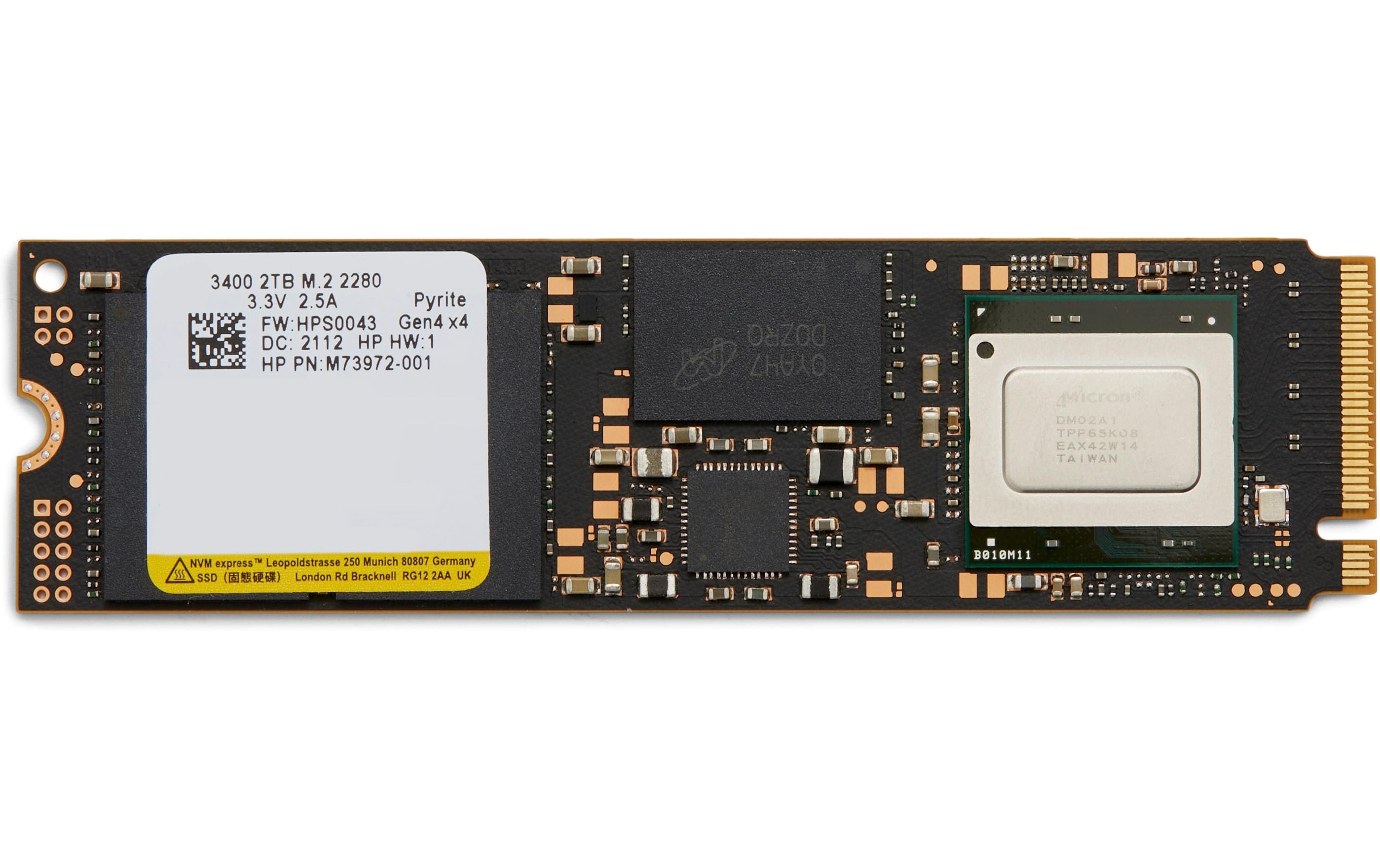 HP SSD 2 TB M.2 M.2 2280 NVMe 2000 GB